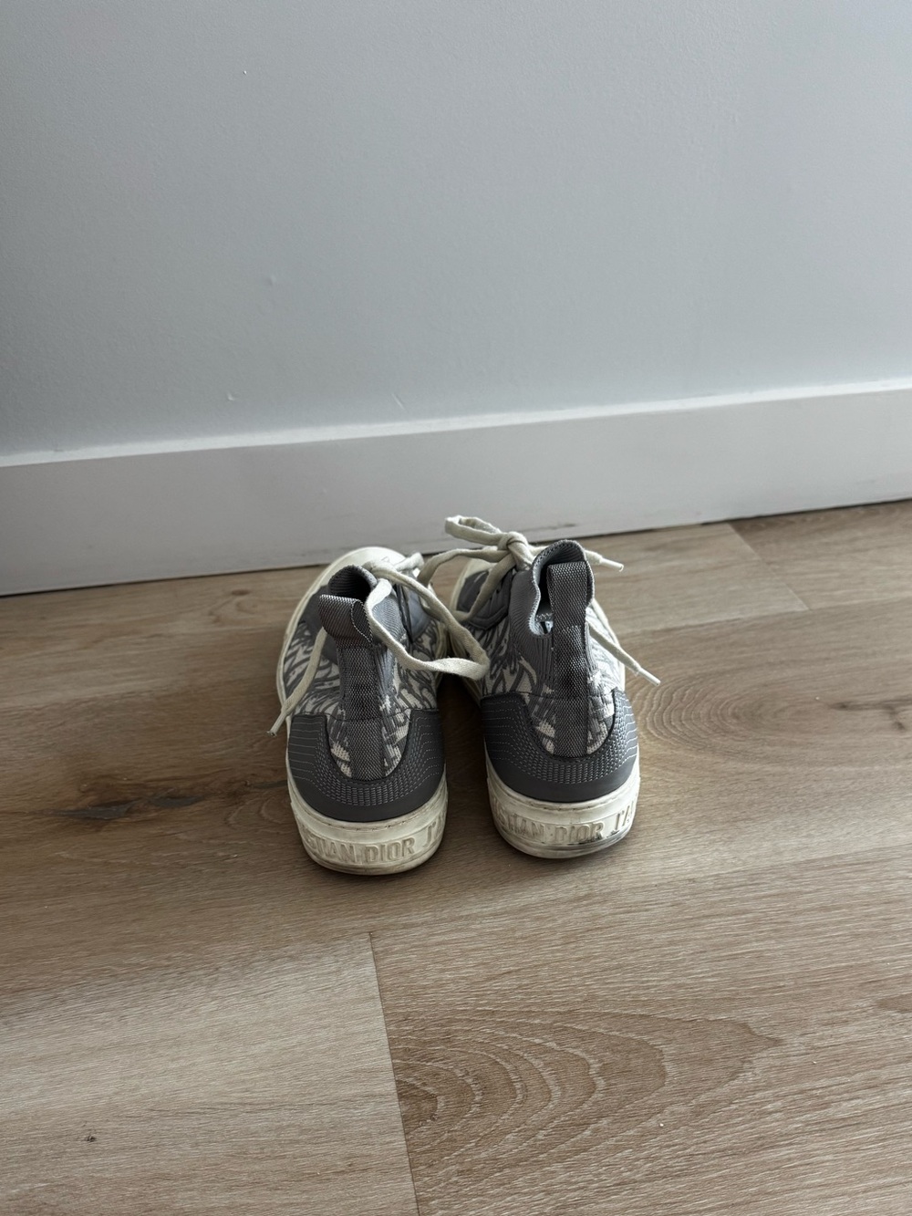 Dior Gray High Top Sneakers - Picture 7 of 7